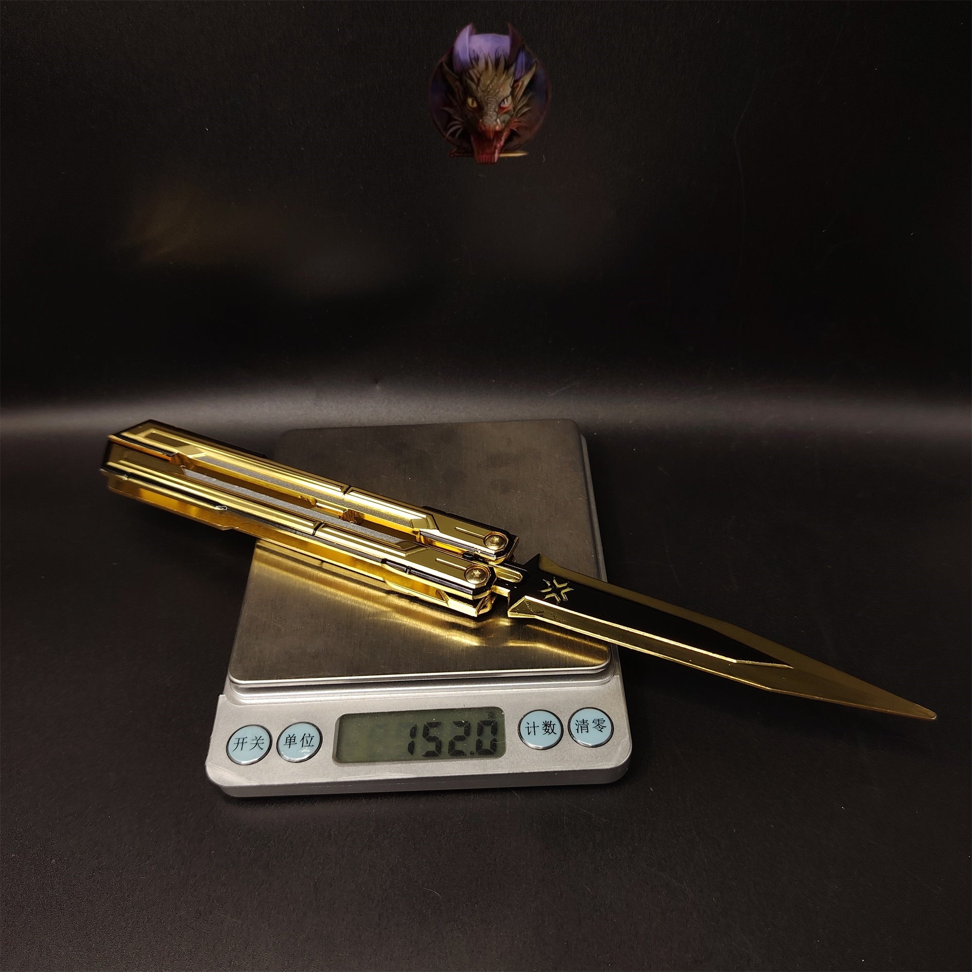 Val Game Champions 2025 Butterfly Knife Props Metal Replica