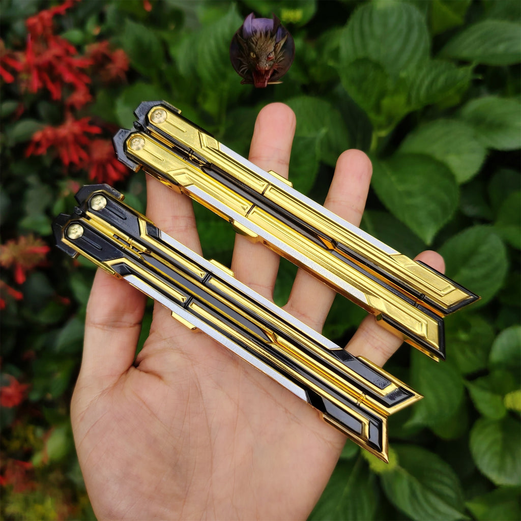 Val Game Champions 2025 Butterfly Knife Props Metal Replica