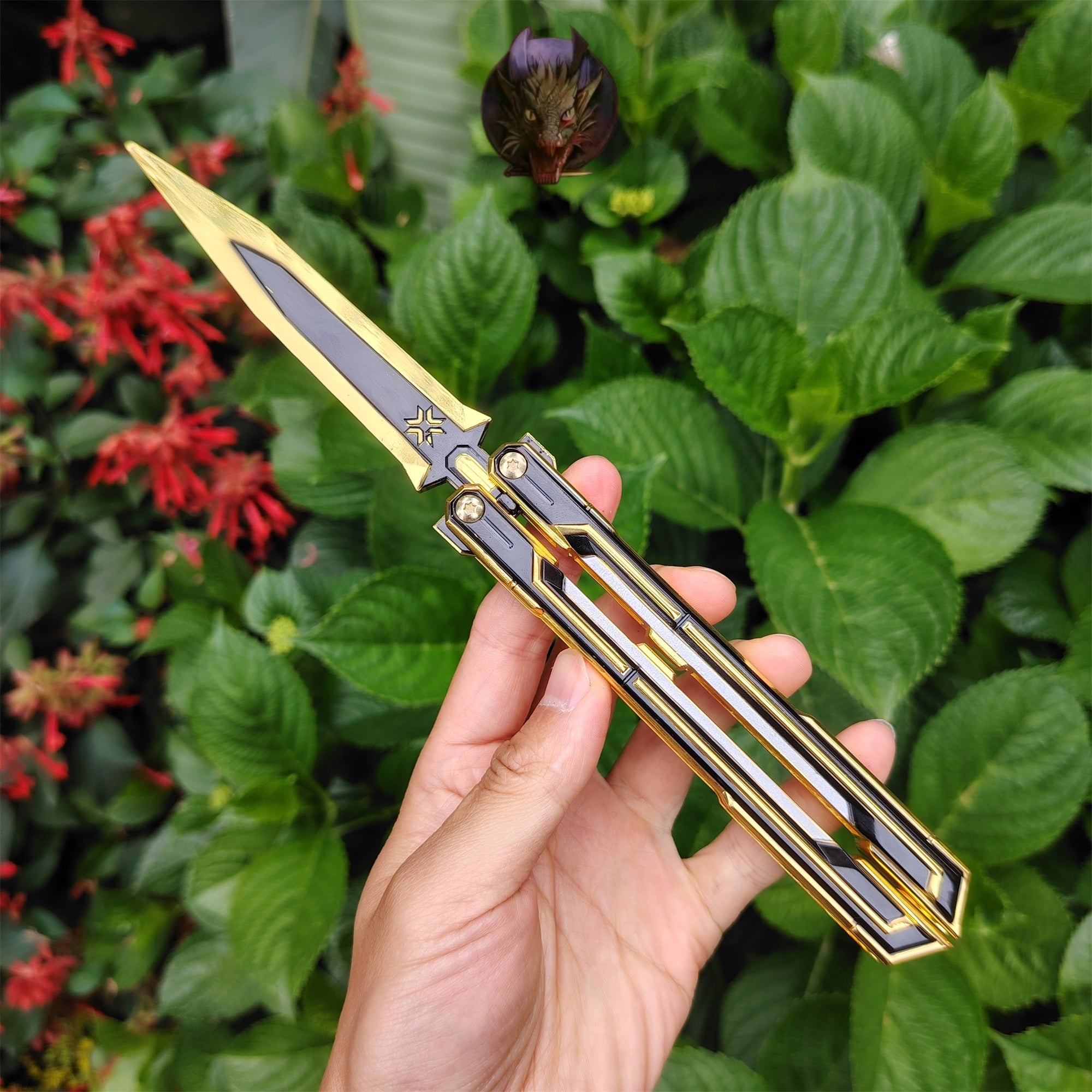 Val Game Champions 2025 Butterfly Knife Props Metal Replica