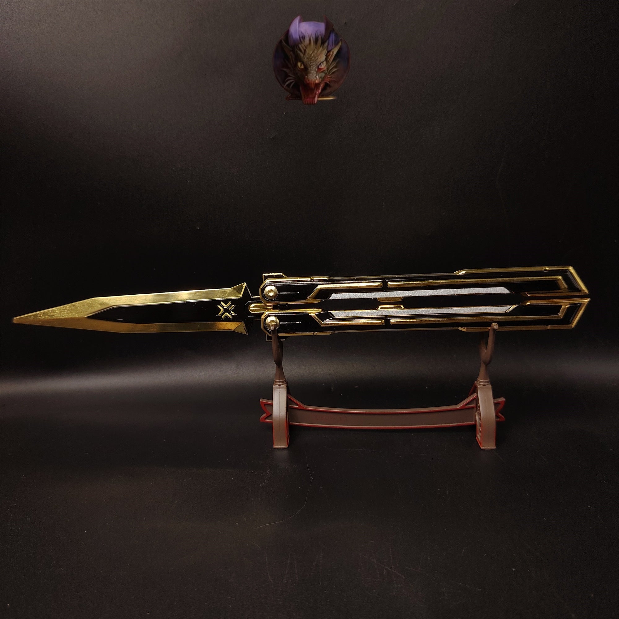 Val Game Champions 2025 Butterfly Knife Props Metal Replica
