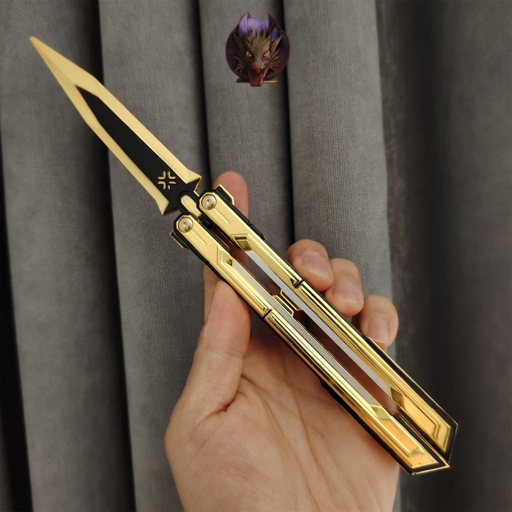 Val Game Champions 2025 Butterfly Knife Props Metal Replica