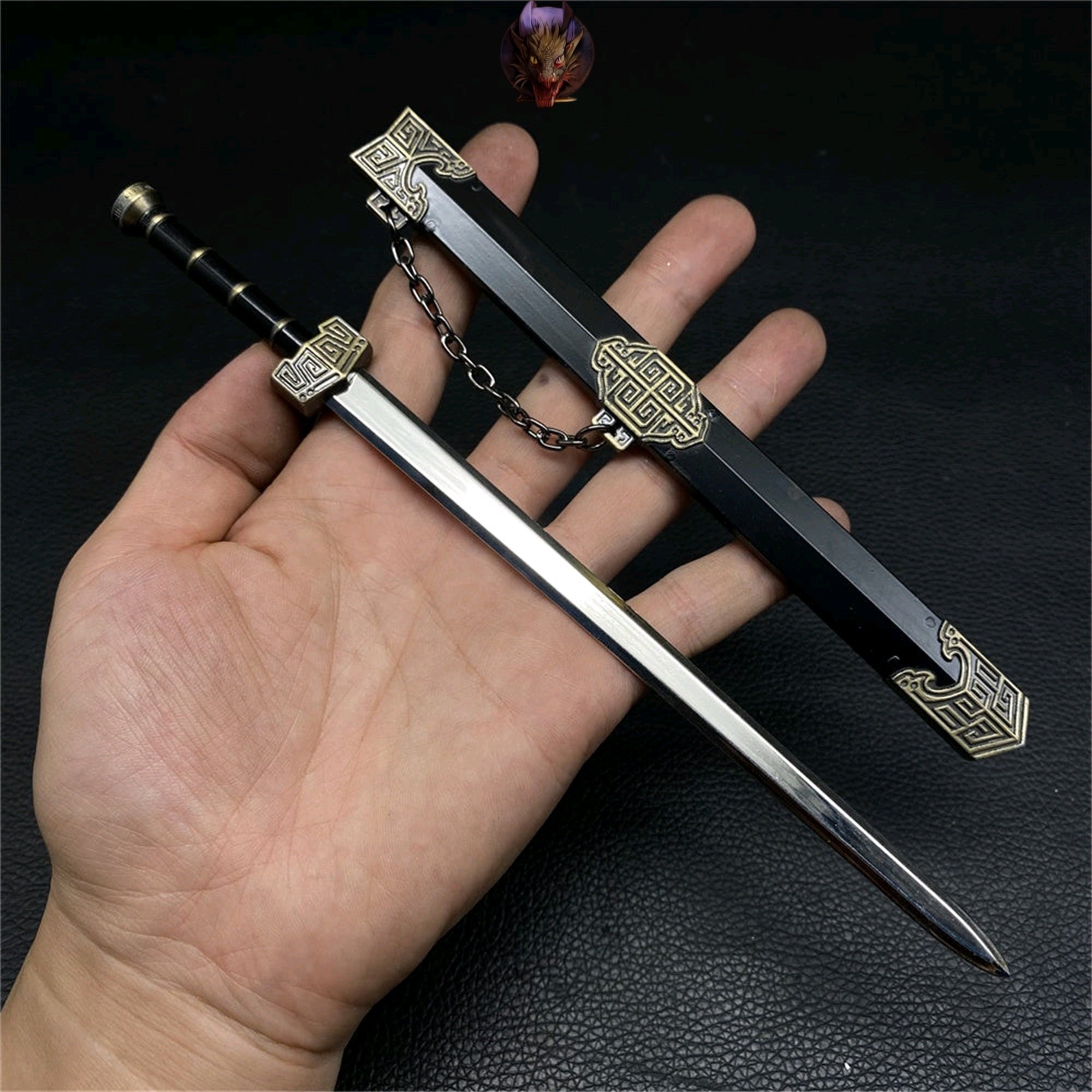 Mini Chinese Ancient Sword 22CM Metal Replica 11 Options