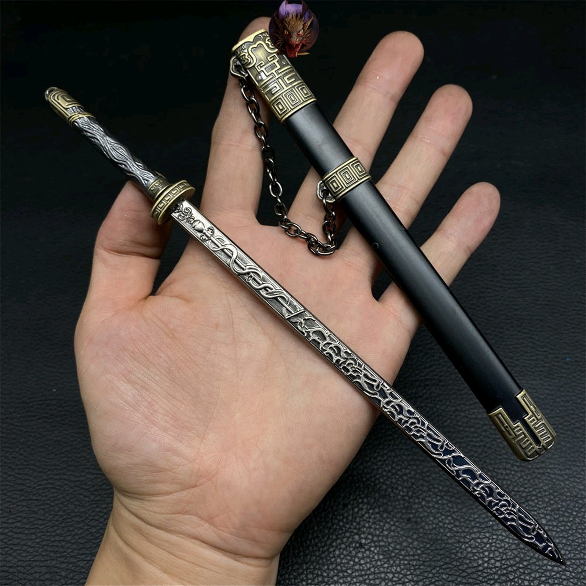 Mini Chinese Ancient Sword 22CM Metal Replica 11 Options