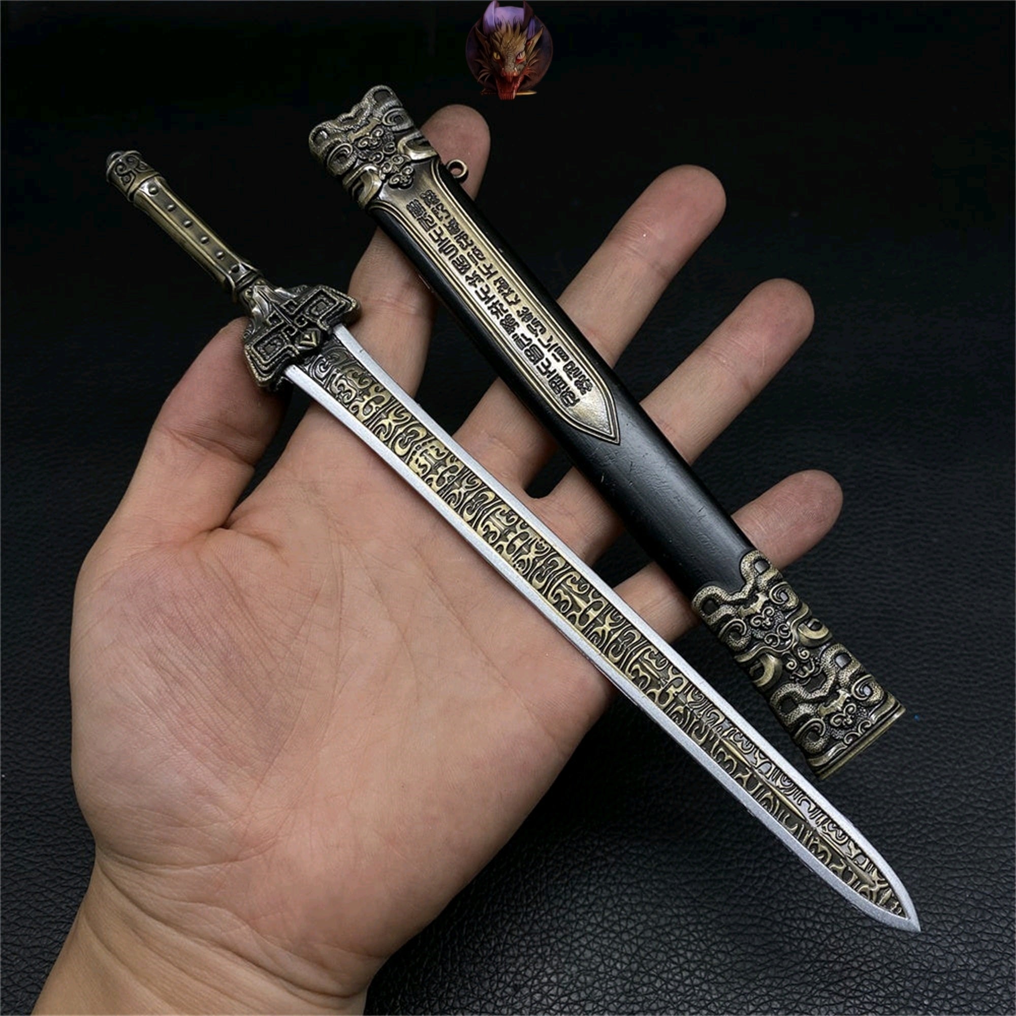 Mini Chinese Ancient Sword 22CM Metal Replica 11 Options