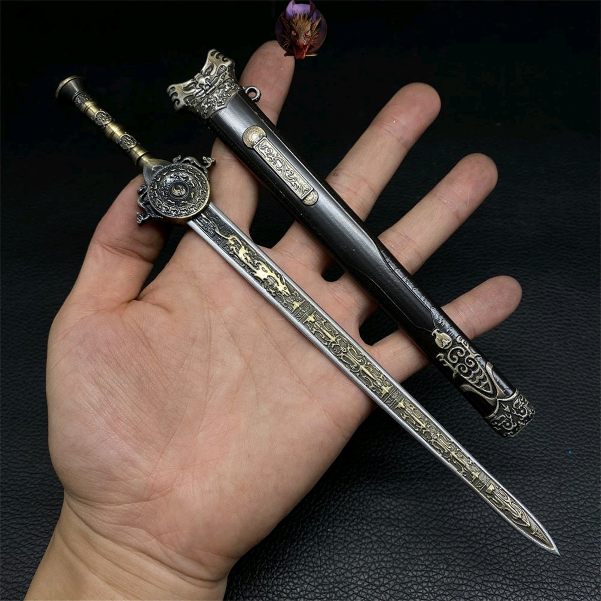 Mini Chinese Ancient Sword 22CM Metal Replica 11 Options