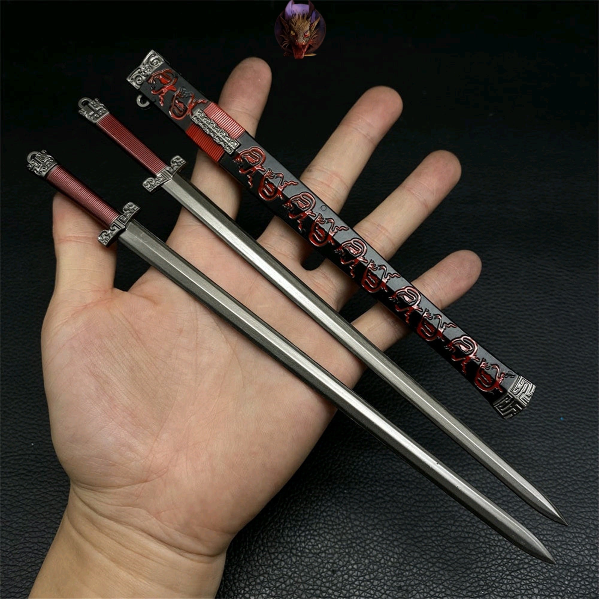 Mini Chinese Ancient Sword 22CM Metal Replica 11 Options
