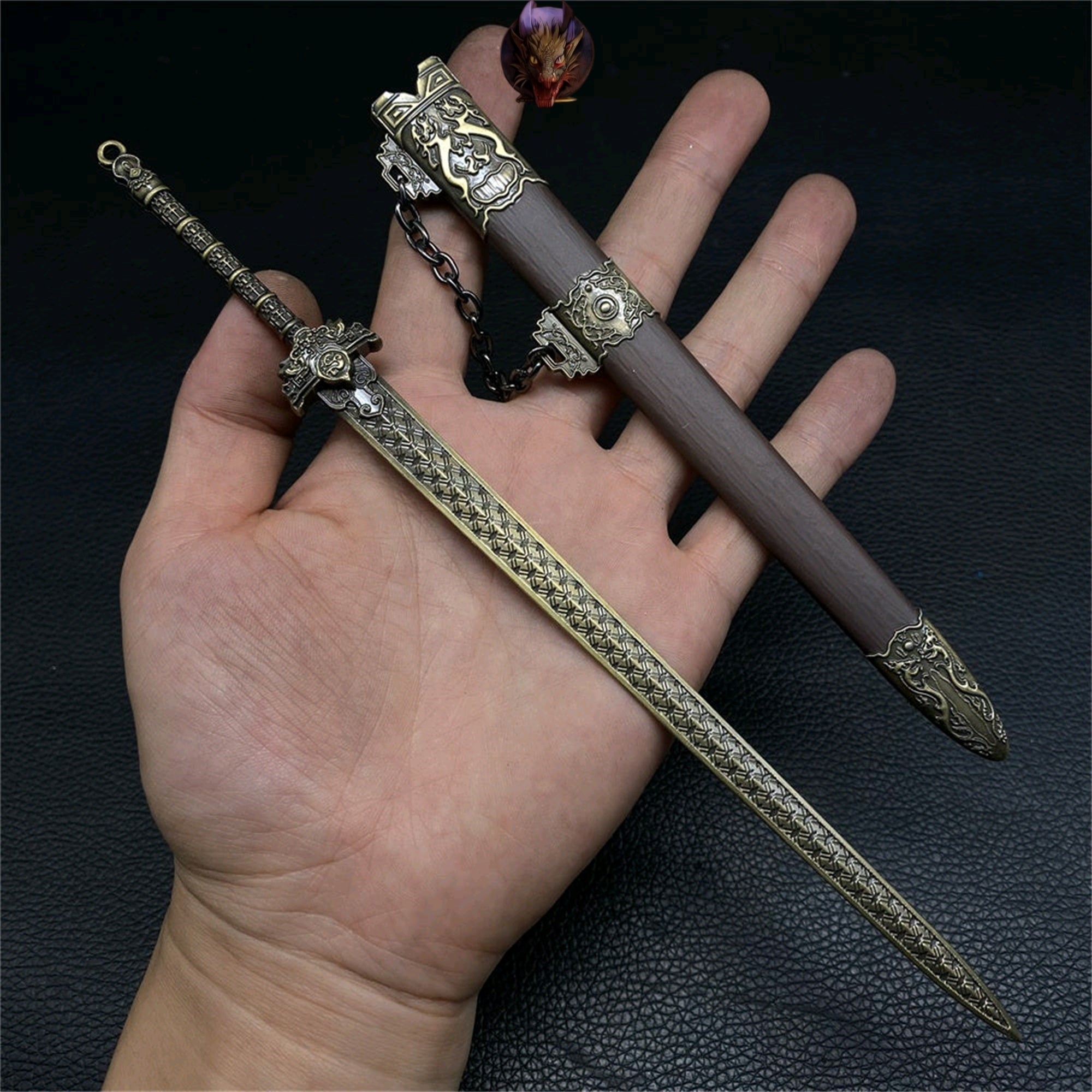 Mini Chinese Ancient Sword 22CM Metal Replica 11 Options