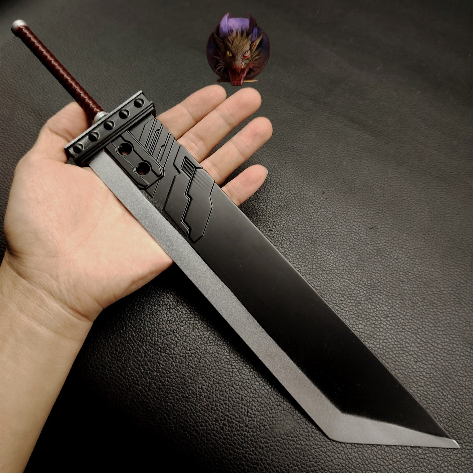 FF7 Cloud Buster Sword 36CM Metal Replica 2 Colors