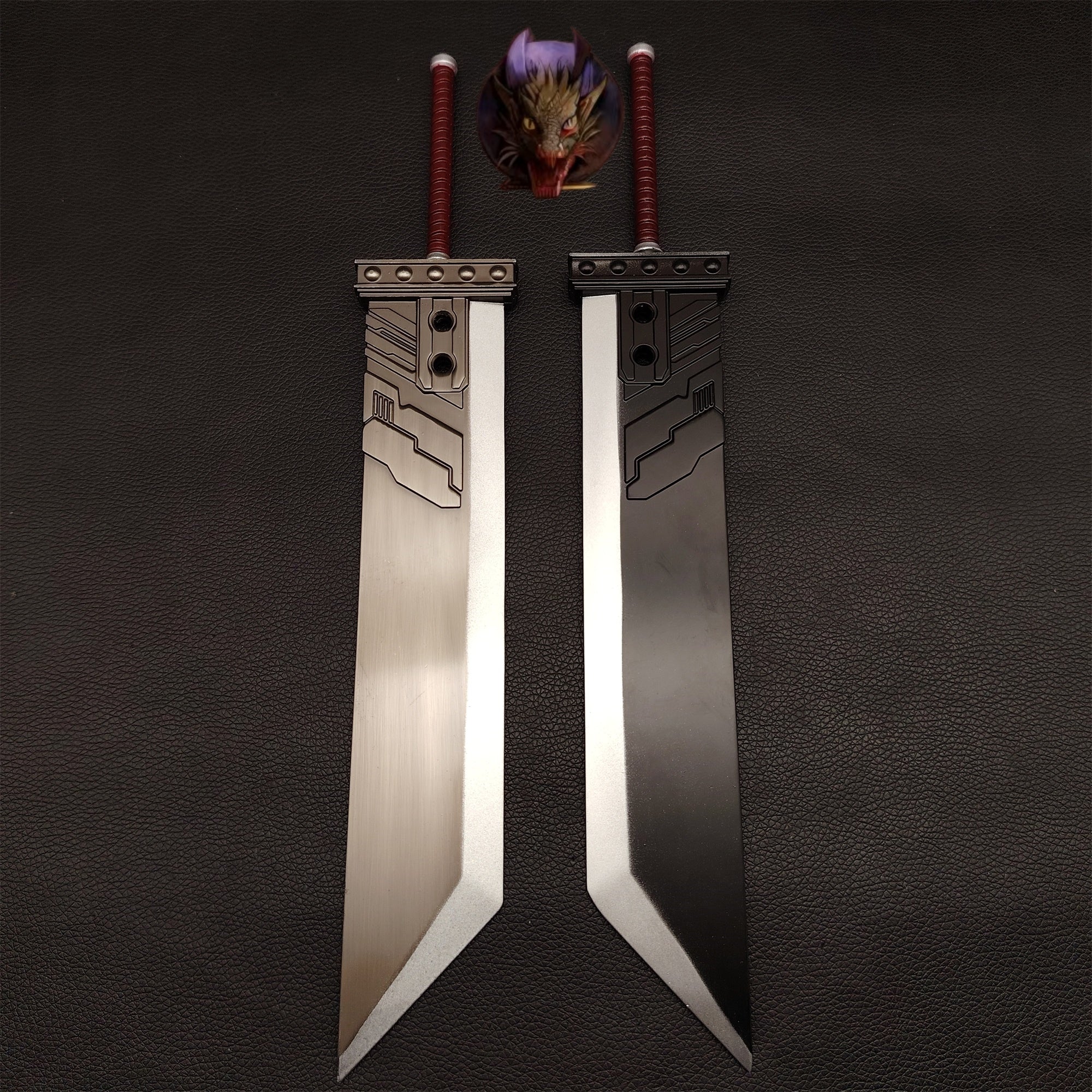 FF7 Cloud Buster Sword 36CM Metal Replica 2 Colors