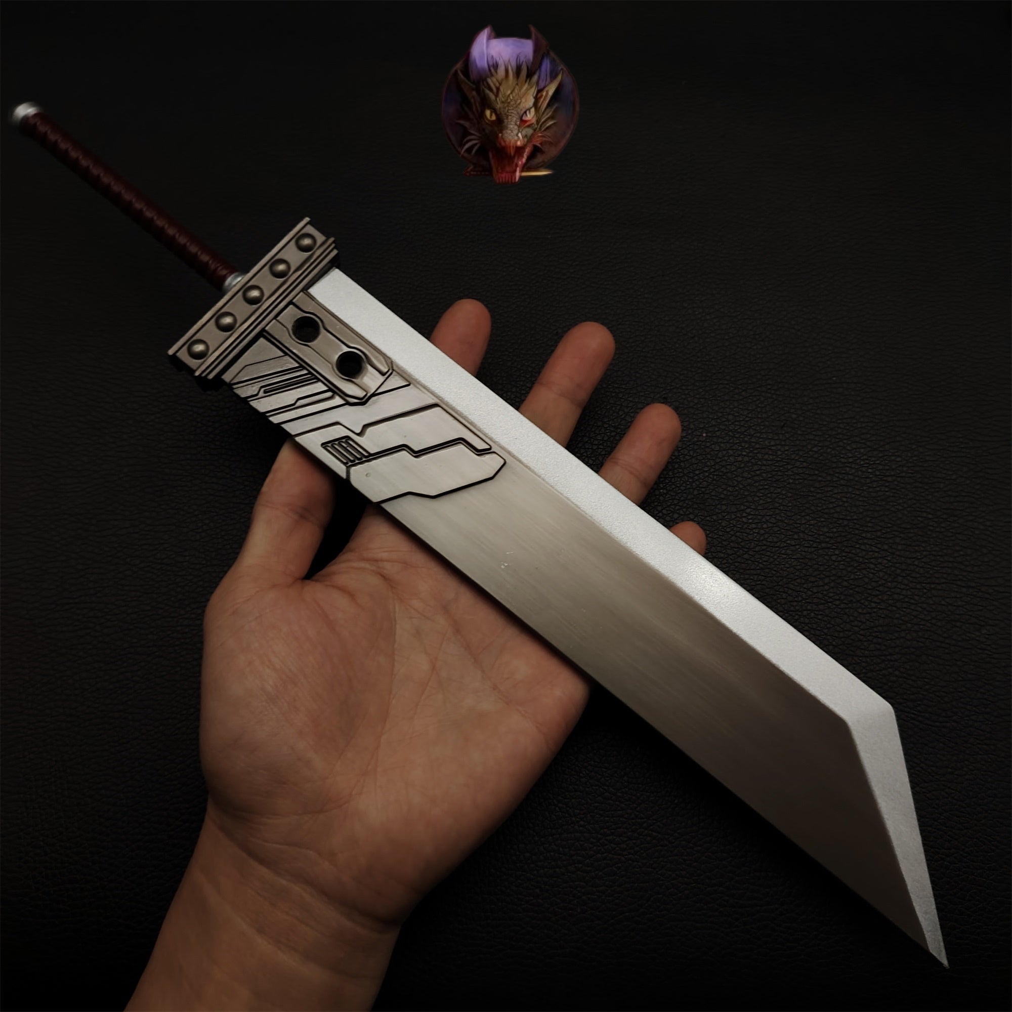 FF7 Cloud Buster Sword 36CM Metal Replica 2 Colors