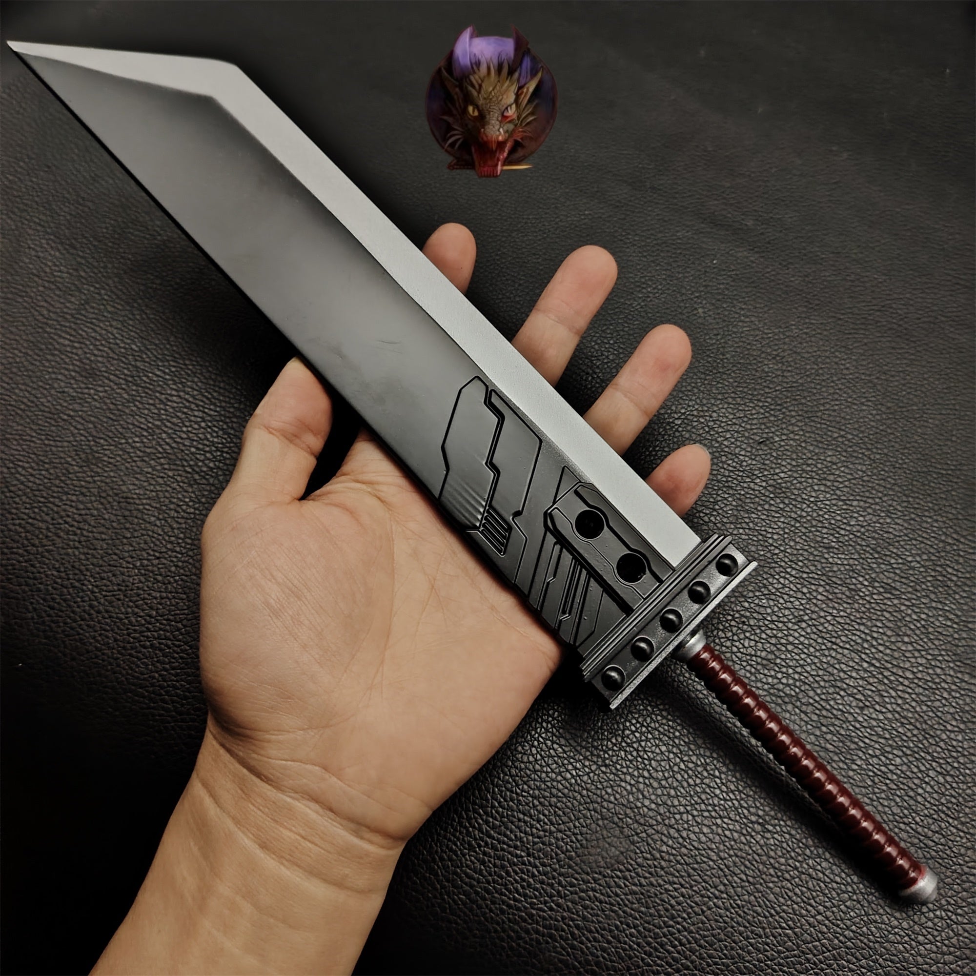 FF7 Cloud Buster Sword 36CM Metal Replica 2 Colors