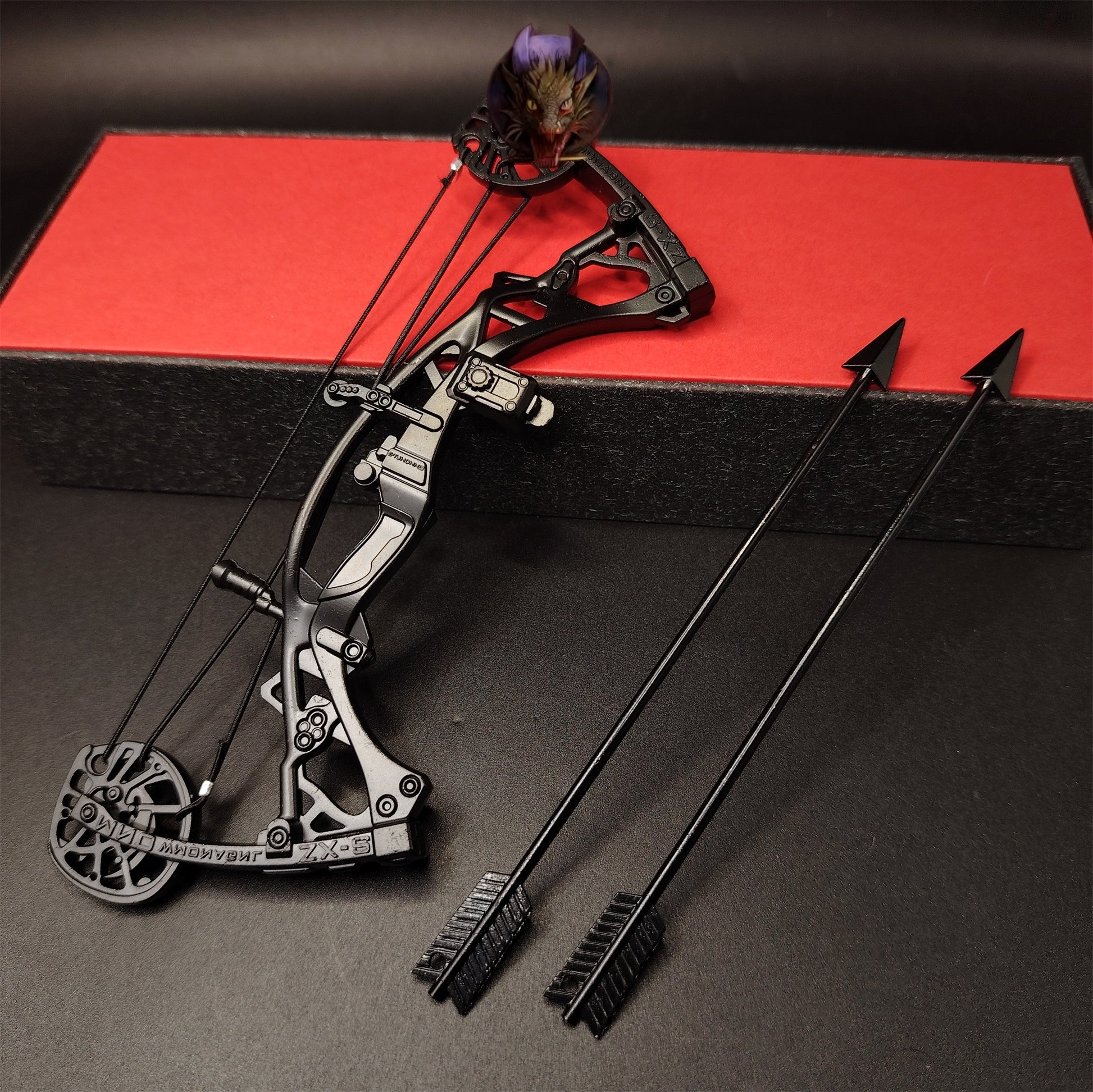 Delta Force Game Composite Bow Miniature Metal Replica