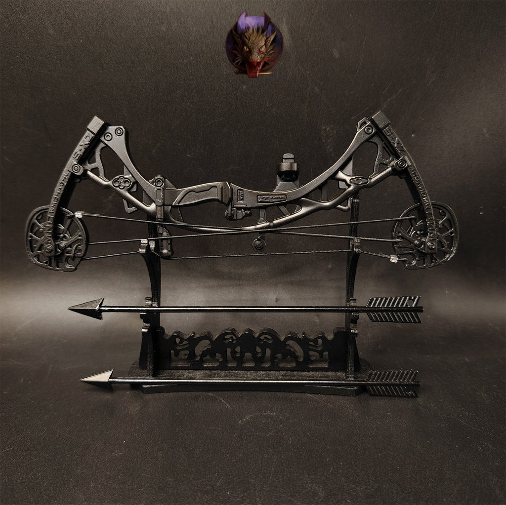 Delta Force Game Composite Bow Miniature Metal Replica