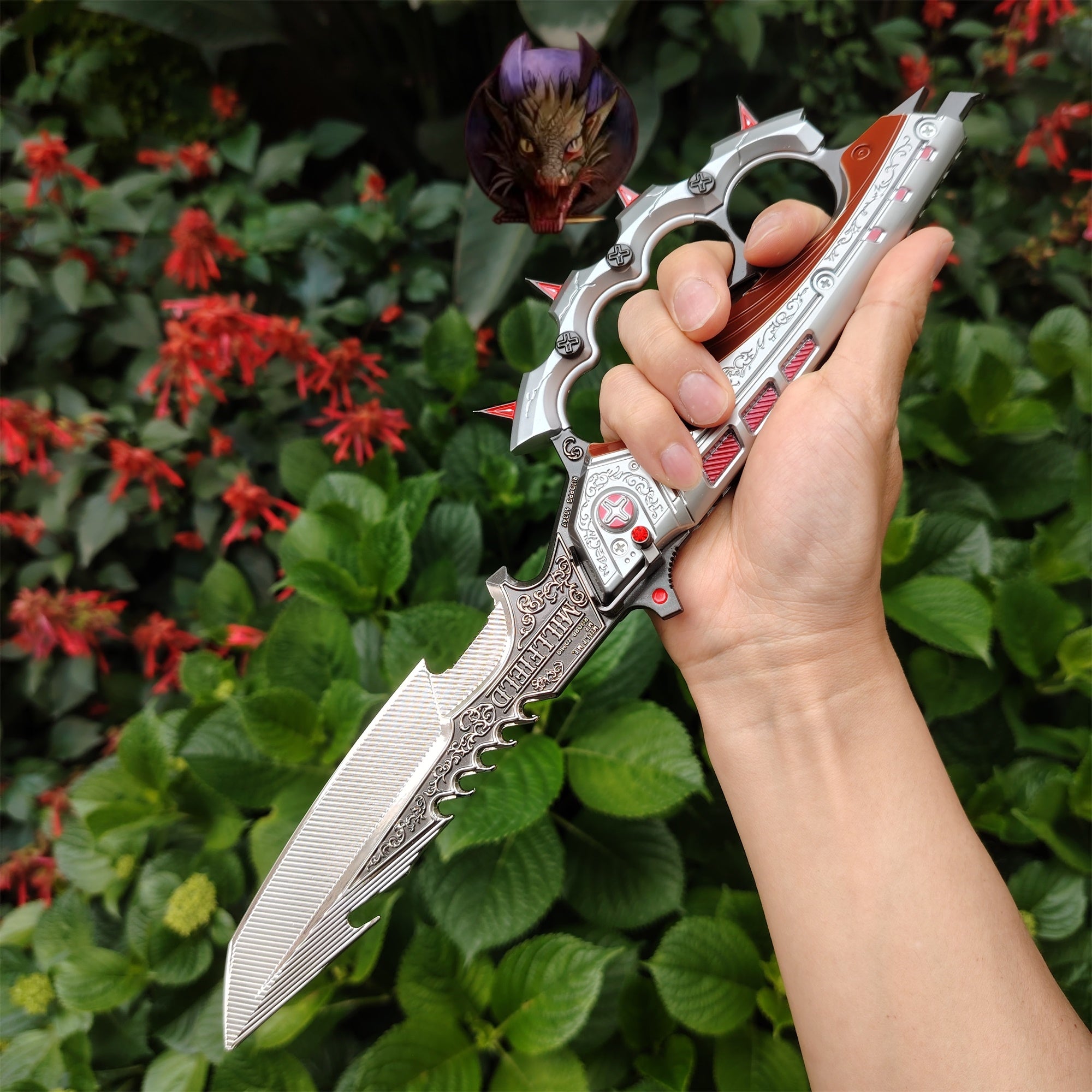 Delta Force Creed Knife Metal Blunt Replica 2 Options