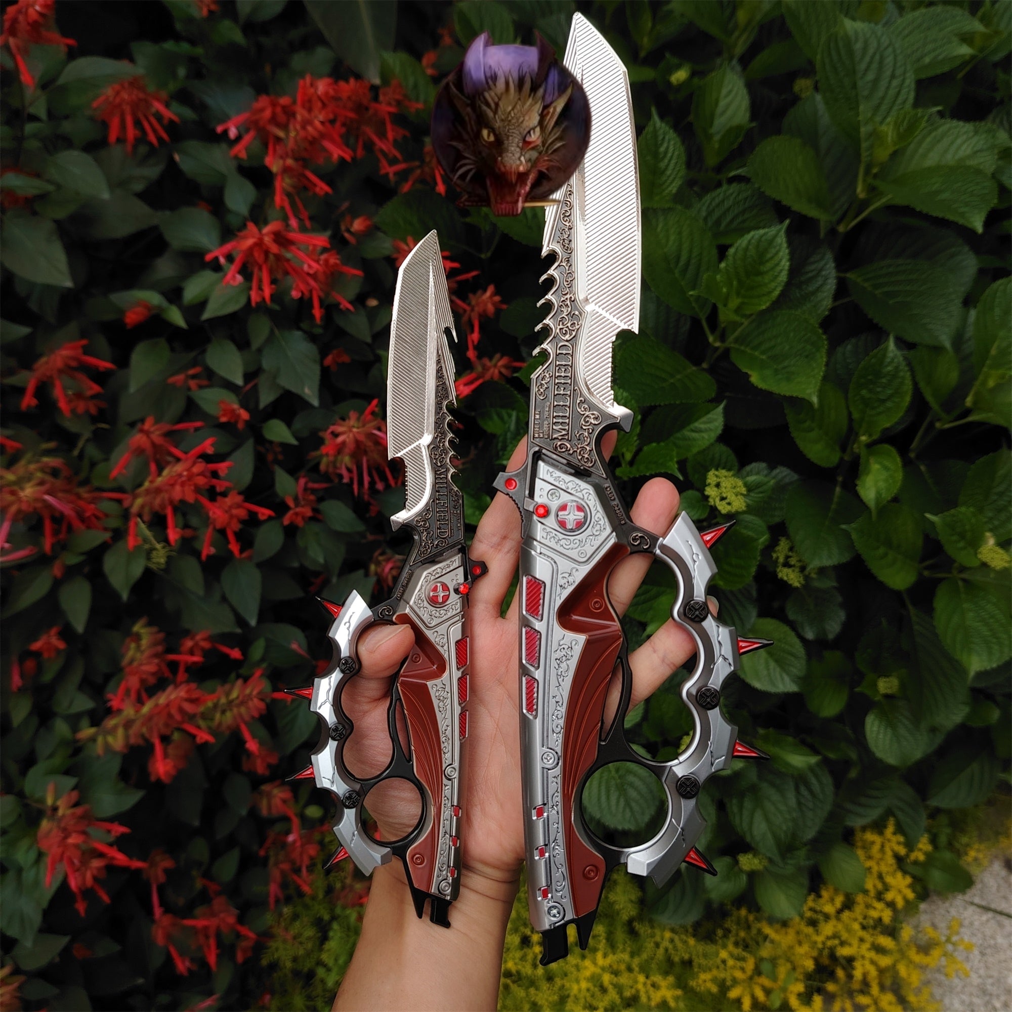 Delta Force Creed Knife Metal Blunt Replica 2 Options
