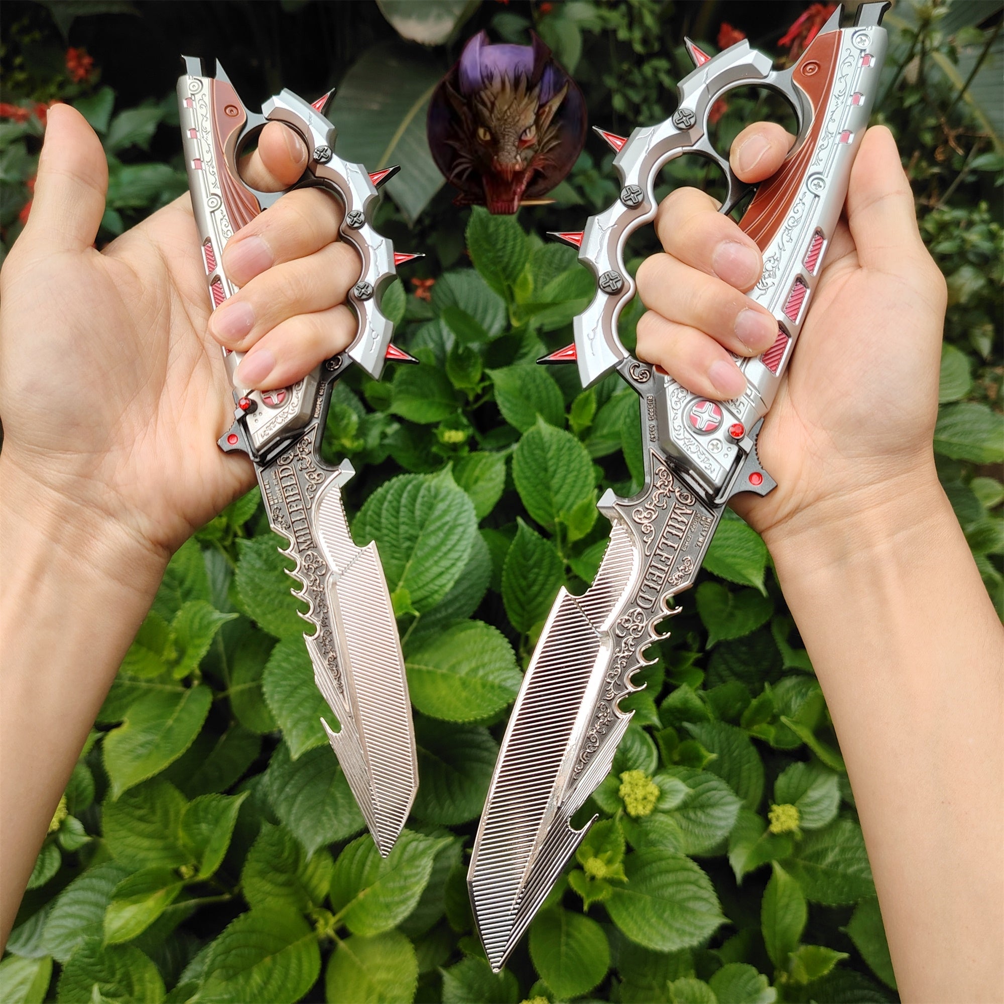 Delta Force Creed Knife Metal Blunt Replica 2 Options