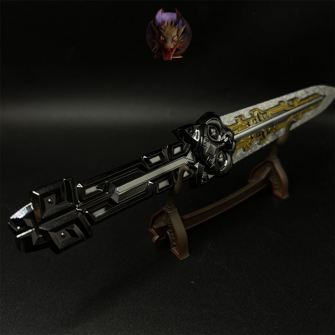 Delta Force Game Data Throwing Knife Blunt Metal Replica