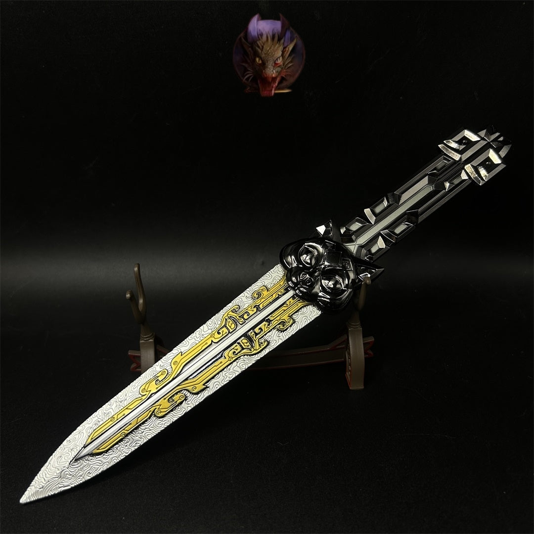 Delta Force Game Data Throwing Knife Blunt Metal Replica