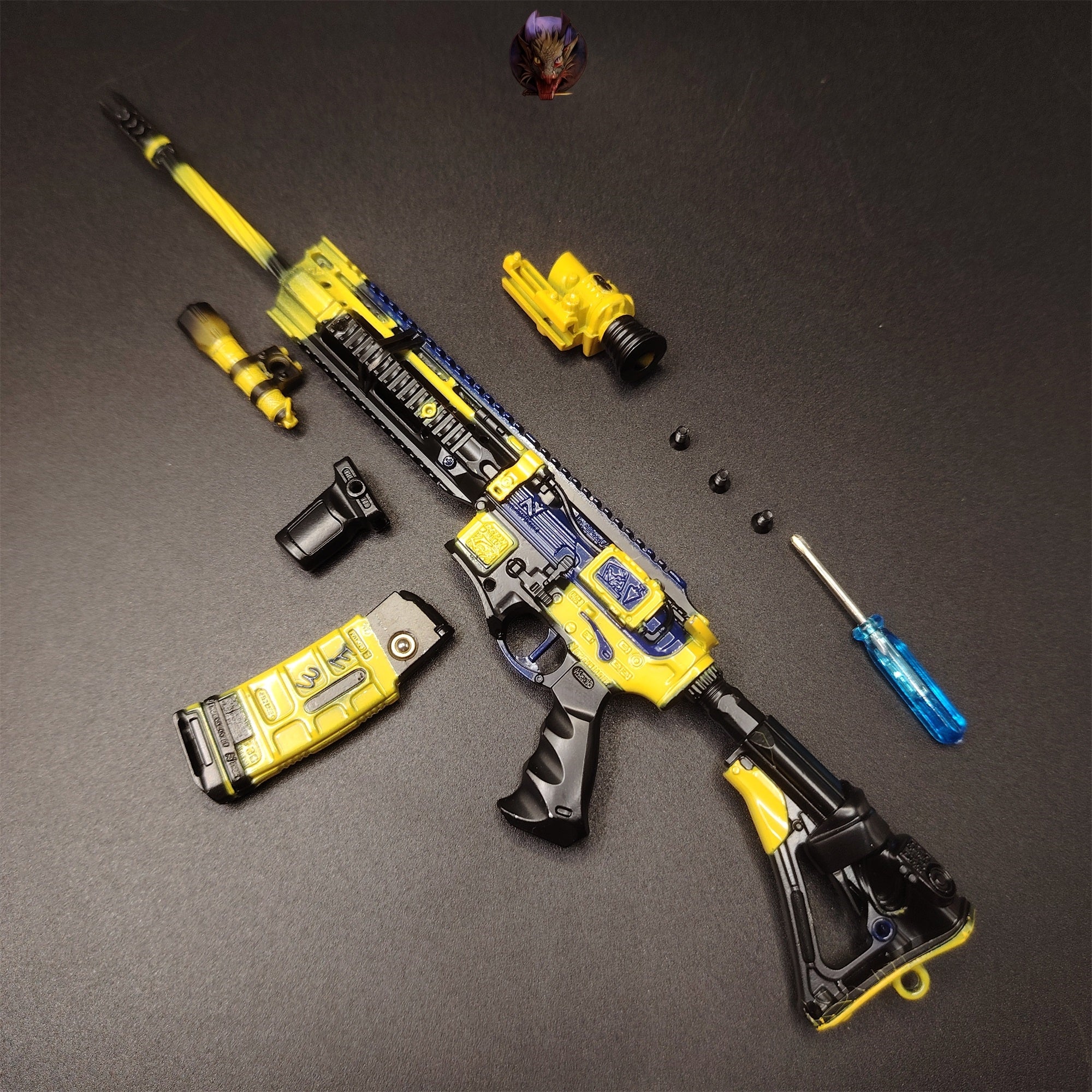 Delta Force Deep Sea Skin K416 AR Metal Replica