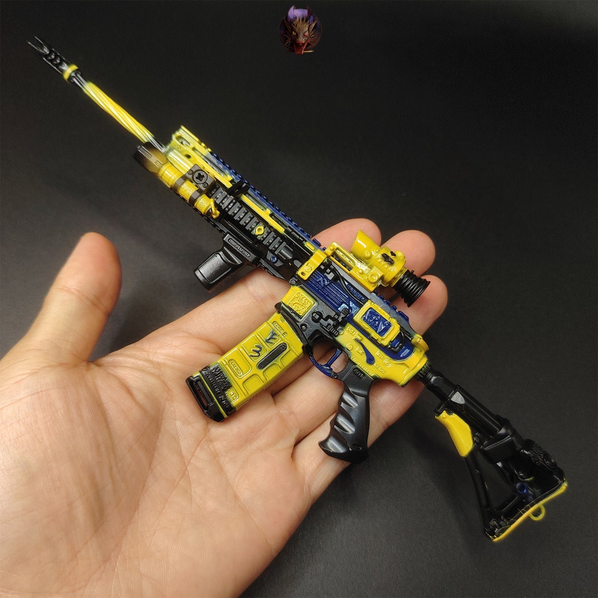 Delta Force Deep Sea Skin K416 AR Metal Replica