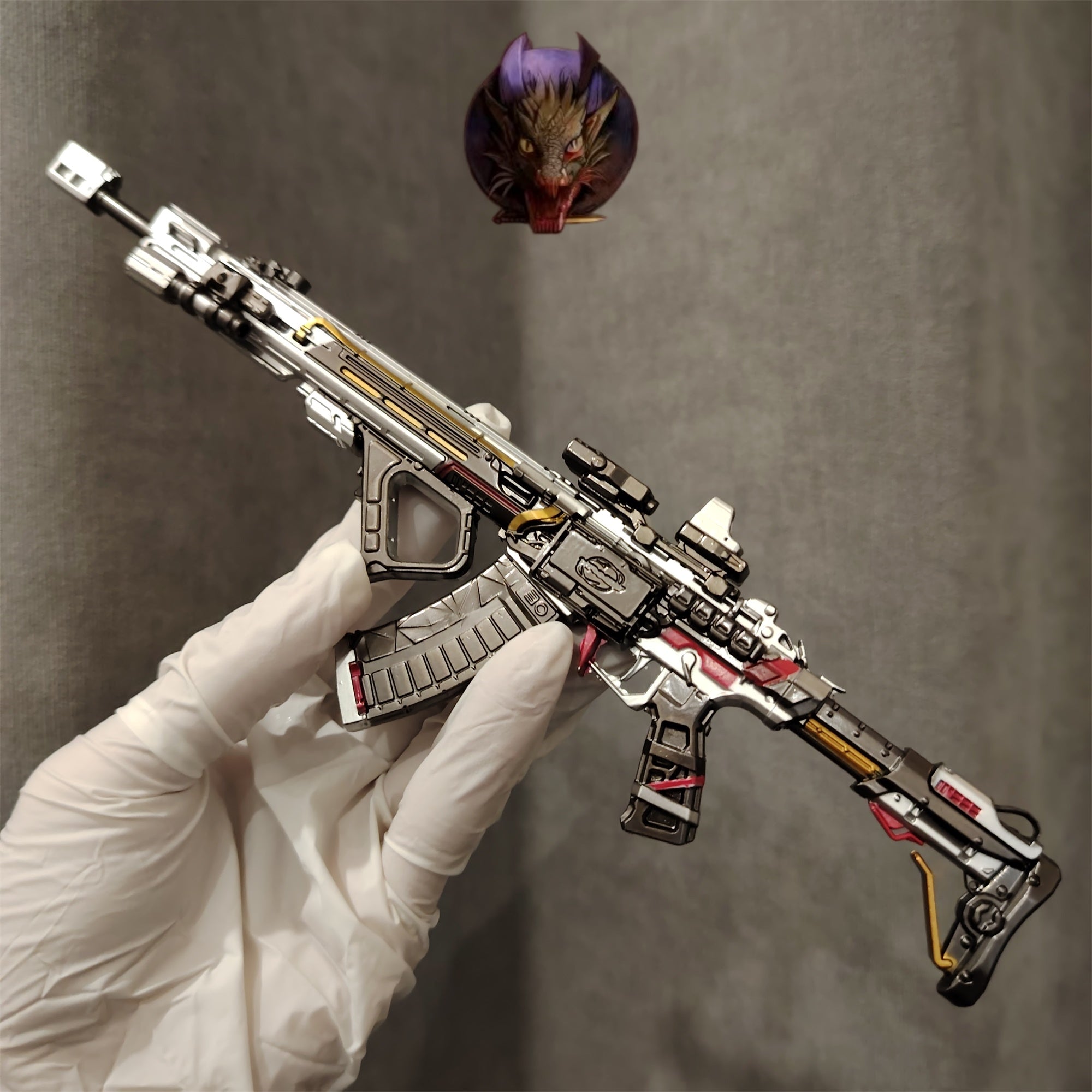 Delta Force Detachable Teng Long Assault Rifle Metal Replica