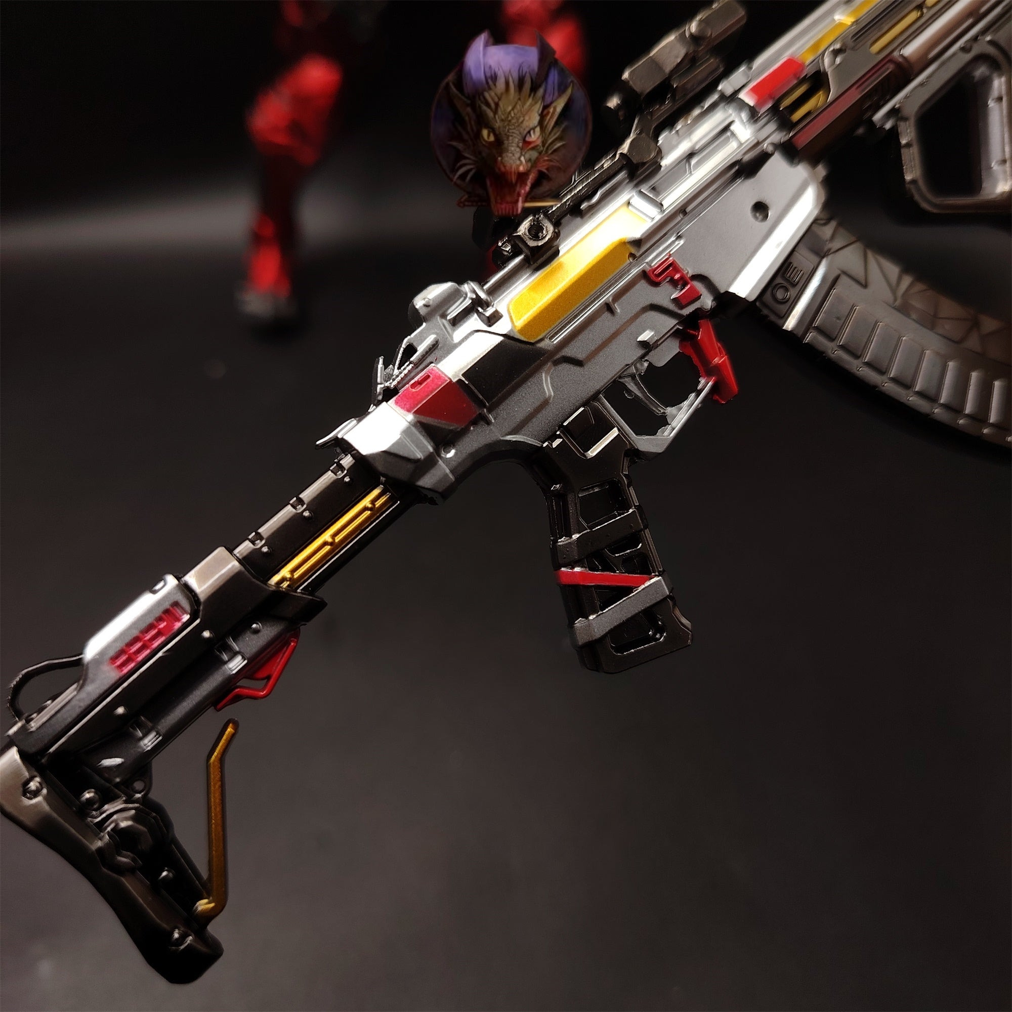 Delta Force Detachable Teng Long Assault Rifle Metal Replica