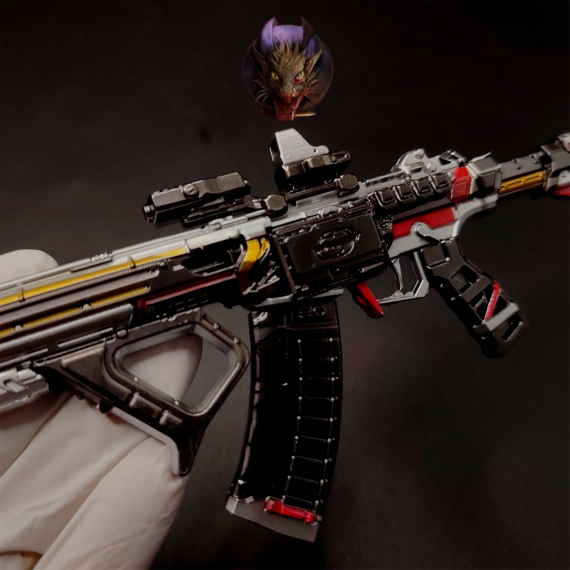 Delta Force Detachable Teng Long Assault Rifle Metal Replica