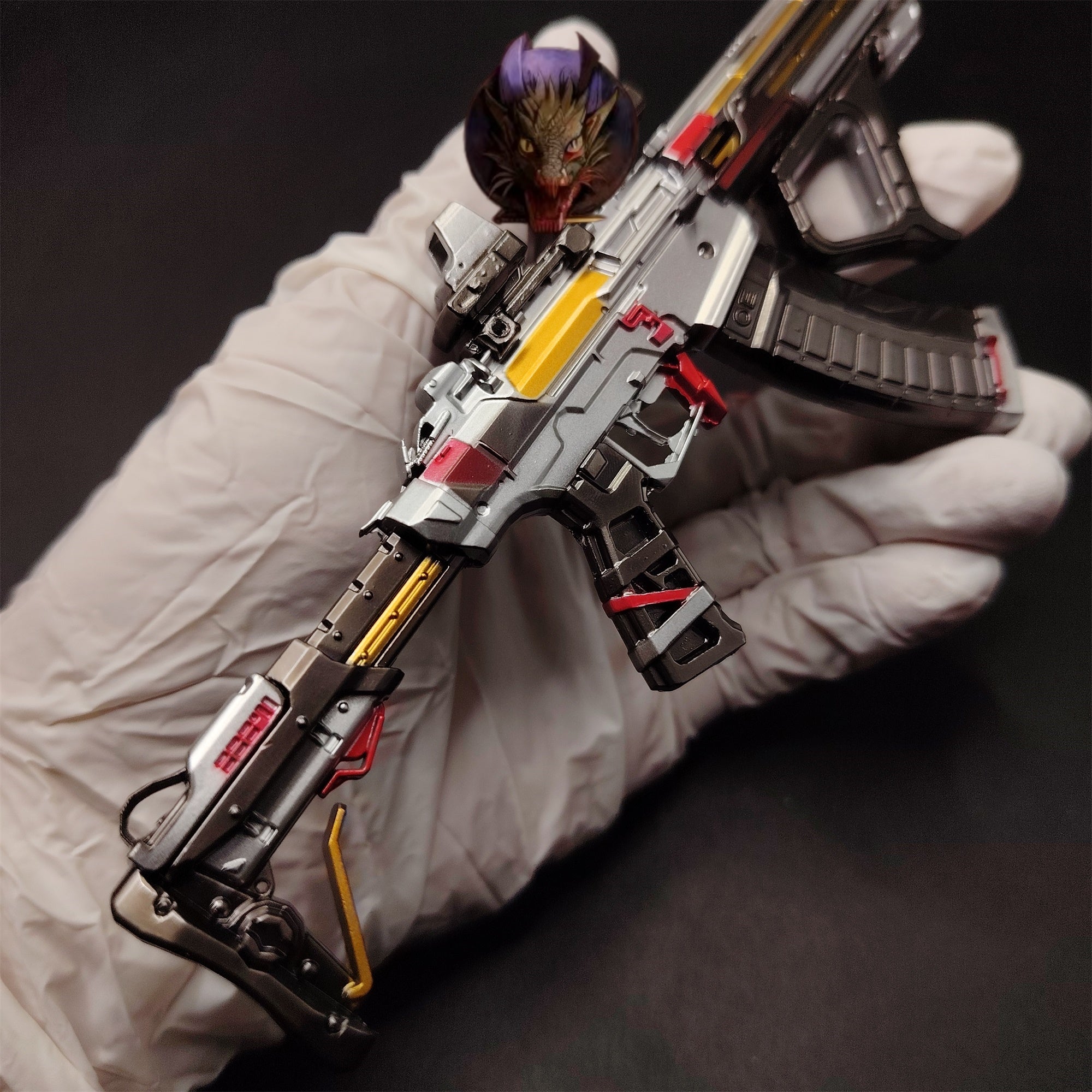 Delta Force Detachable Teng Long Assault Rifle Metal Replica
