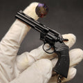 Detachable Metal Python 357 Mini Gun Keychain
