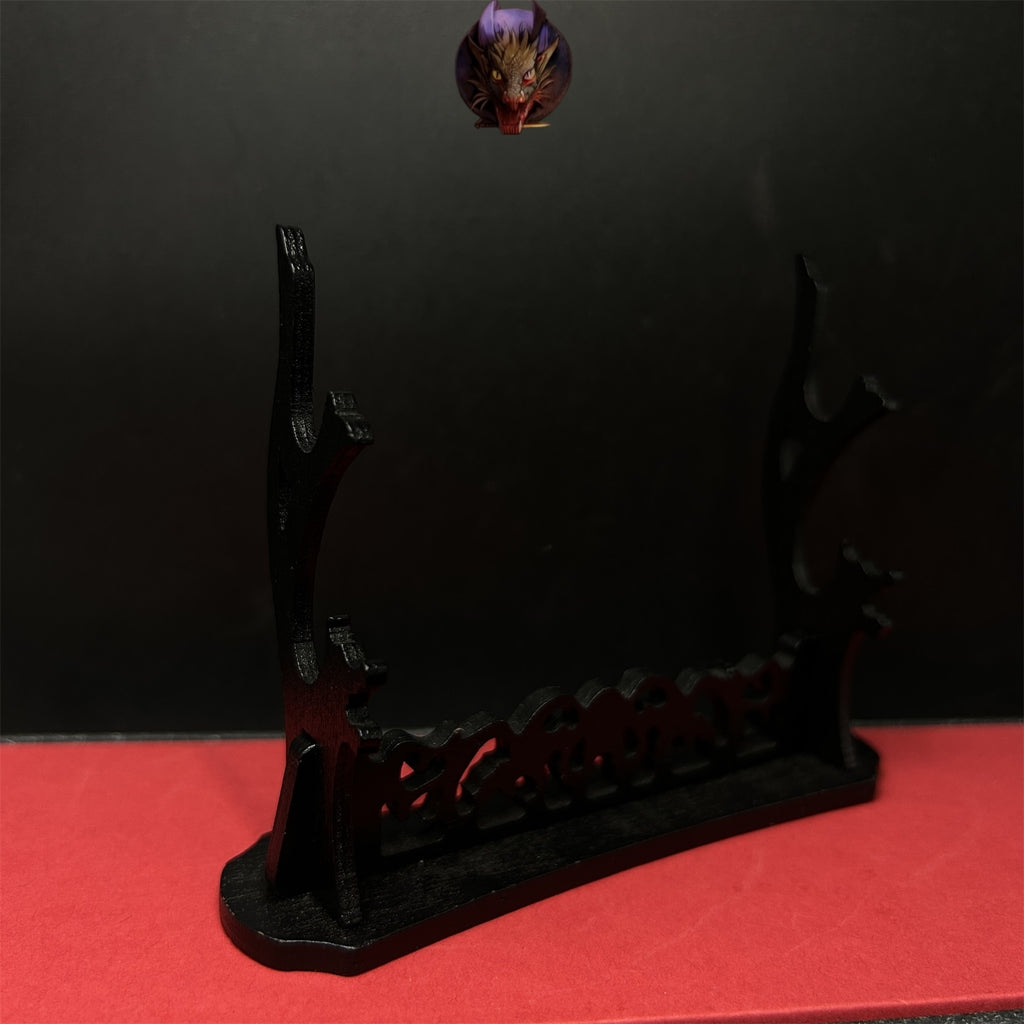 2-Layer Wood Display Holder Mini Katana Stand