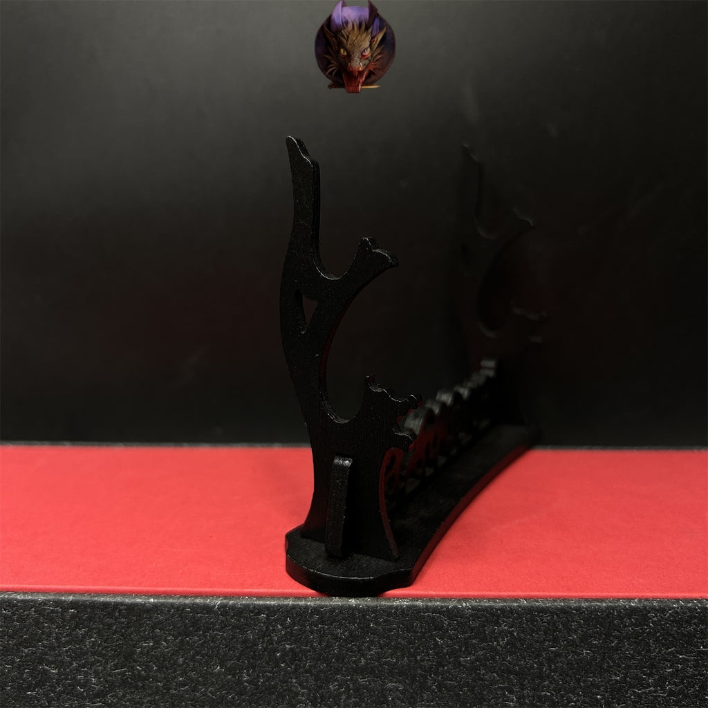 2-Layer Wood Display Holder Mini Katana Stand