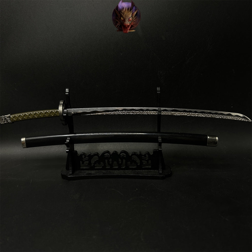 2-Layer Wood Display Holder Mini Katana Stand