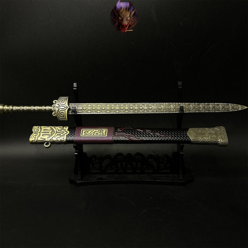 2-Layer Wood Display Holder Mini Katana Stand