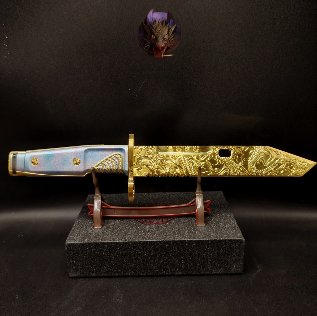 Delta Force Game Dragon Tooth Knife Metal Replica