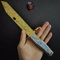 Delta Force Game Dragon Tooth Knife Metal Replica