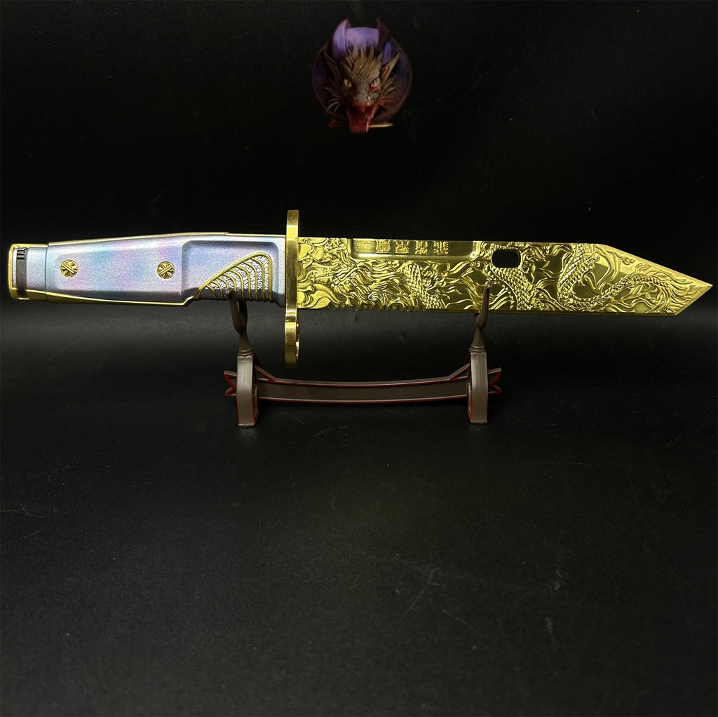Delta Force Game Dragon Tooth Knife Metal Replica