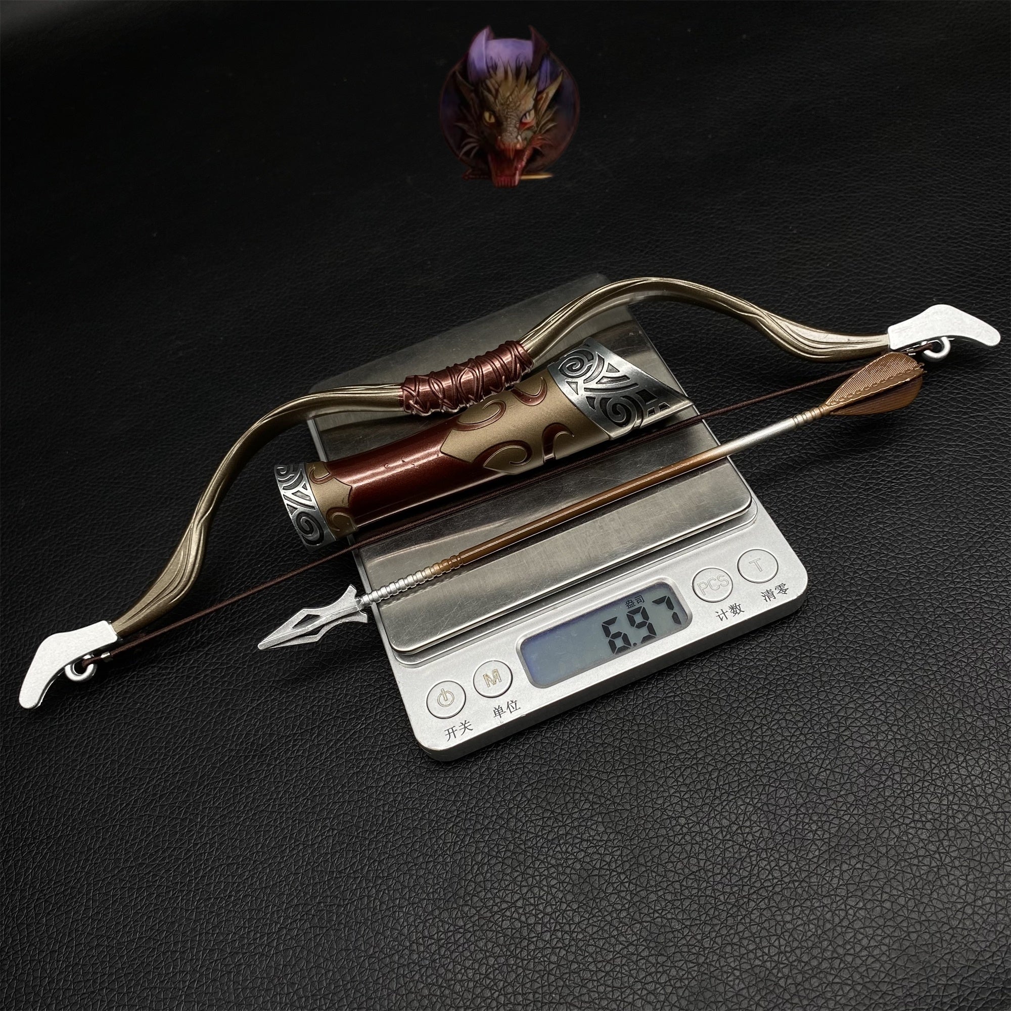 Skyrim Dravin's Bow Metal Replica 30CM