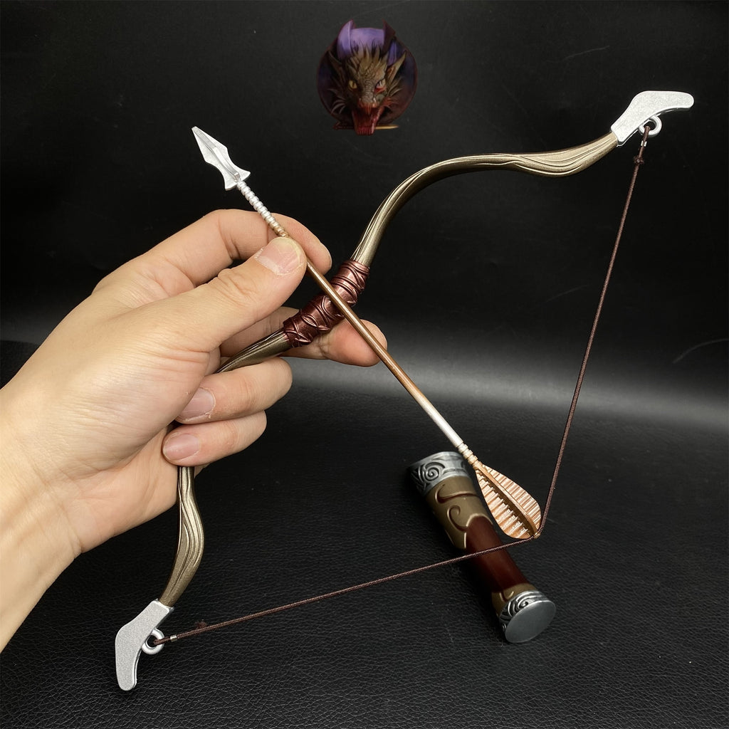 Skyrim Dravin's Bow Metal Replica 30CM
