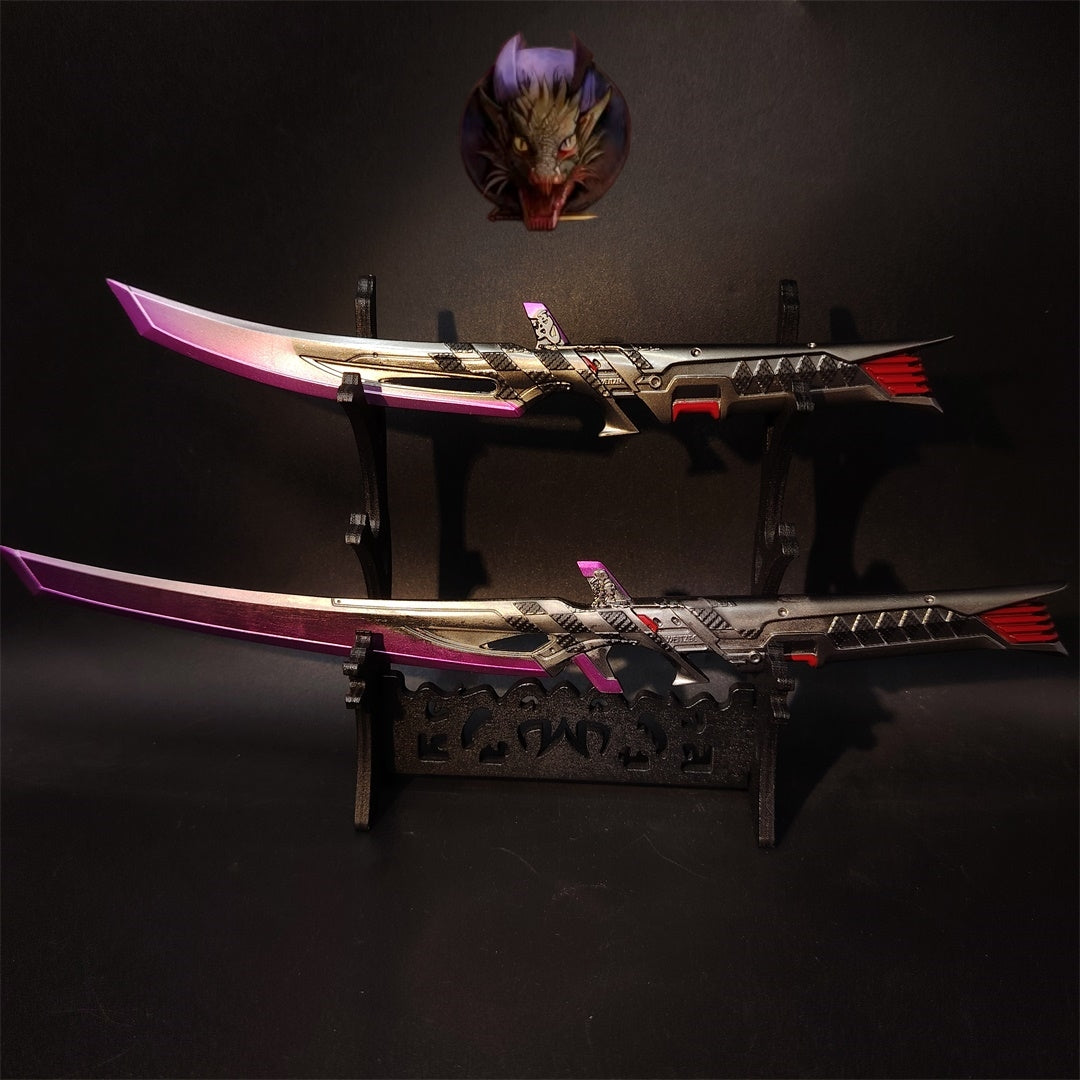 Death Duet Universal Dual Blades Heirloom Metal Replica A Pair