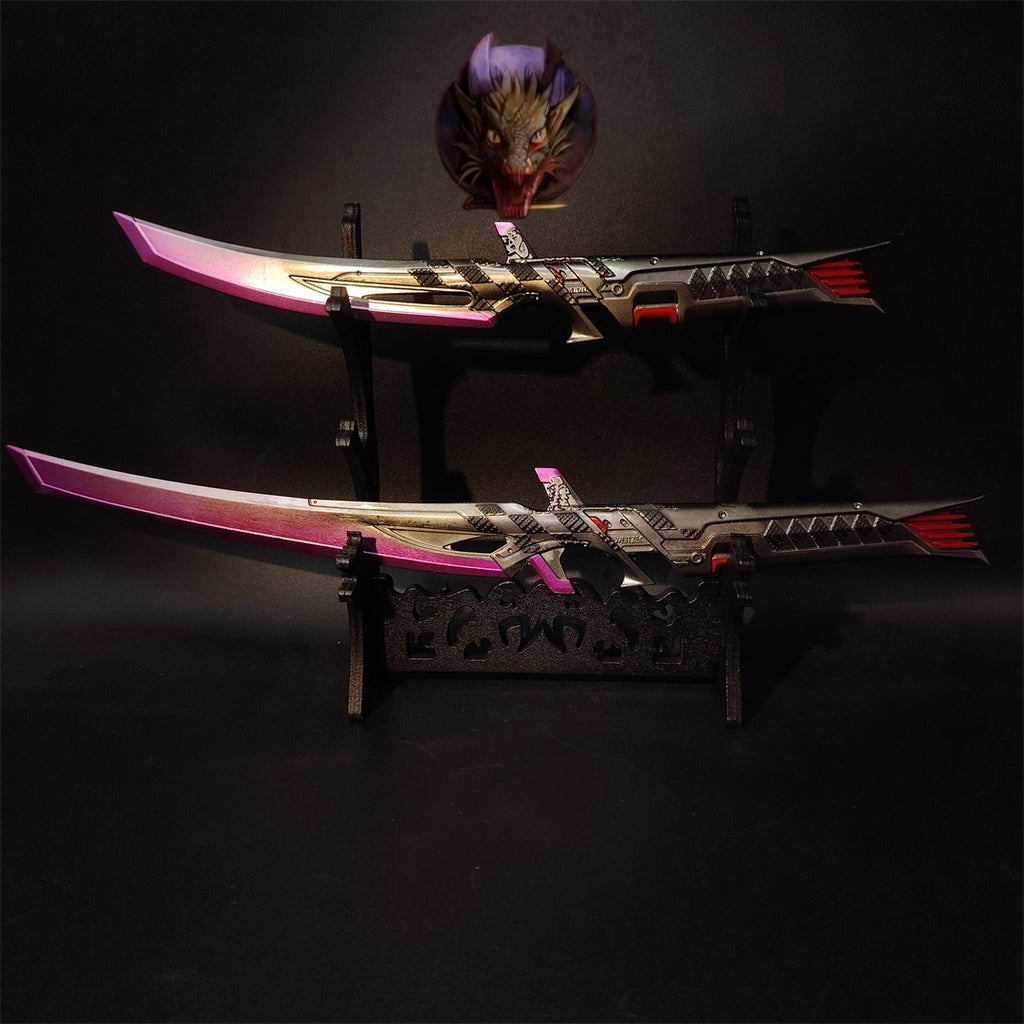 Death Duet Universal Dual Blades Heirloom Metal Replica A Pair
