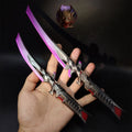 Death Duet Universal Dual Blades Heirloom Metal Replica A Pair