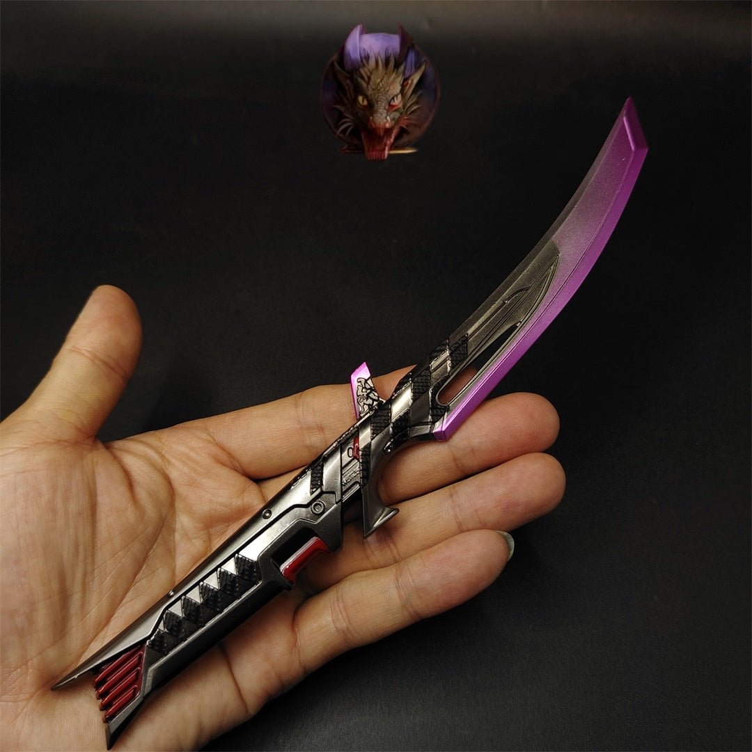 Death Duet Universal Dual Blades Heirloom Metal Replica A Pair