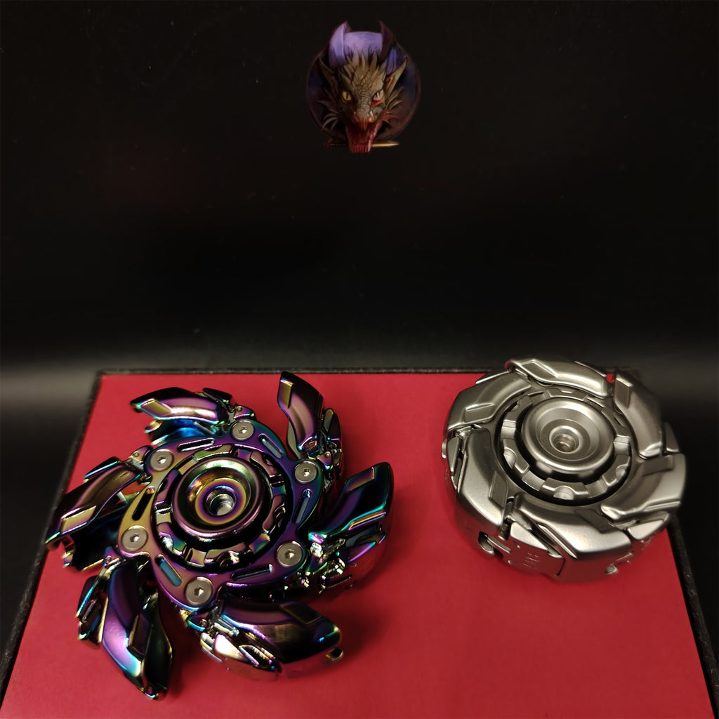EDC Fidget Toys Stainless Steel Mechanical Armor Spinner