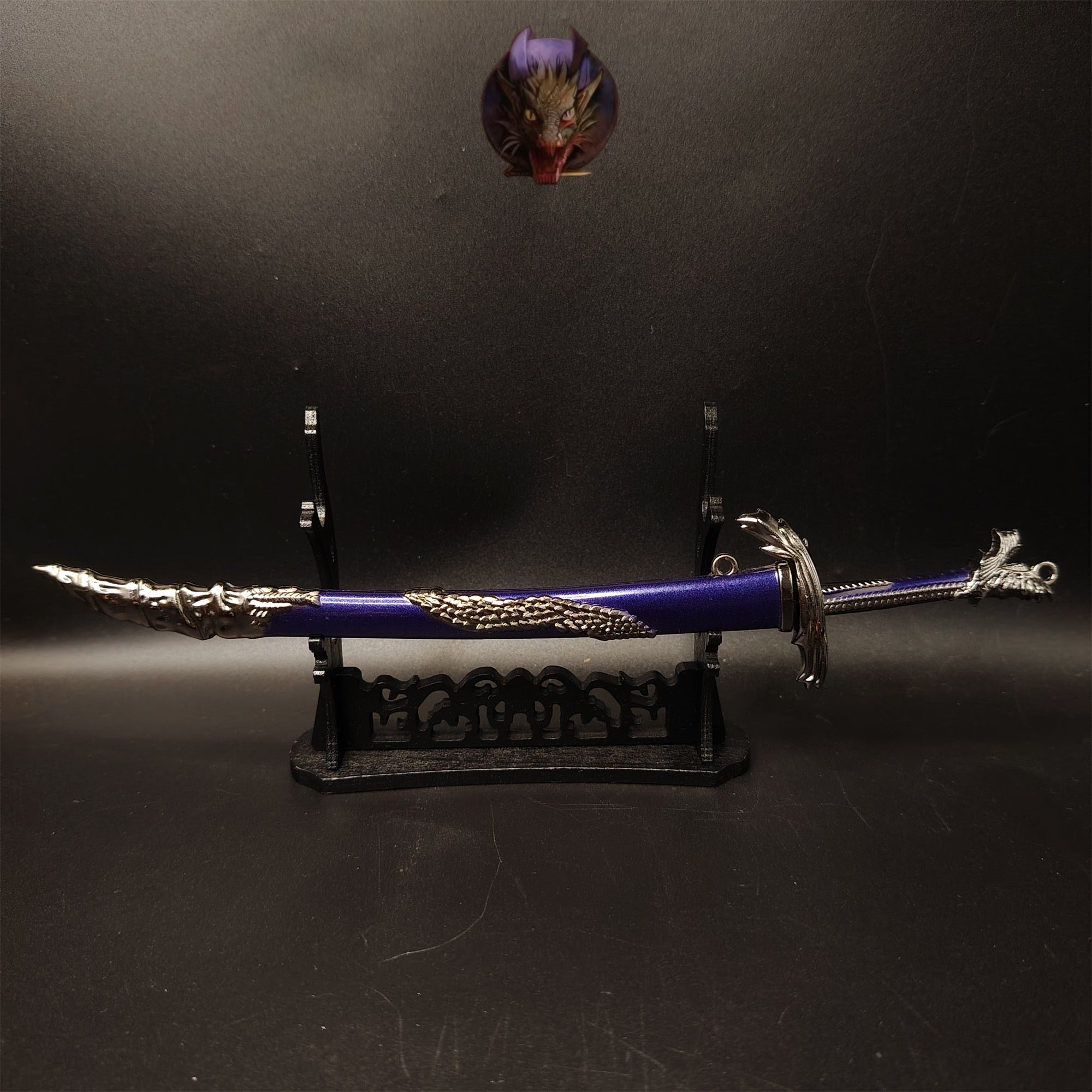 ER Dragonscale Blade Metal Sword 8.7''Replica