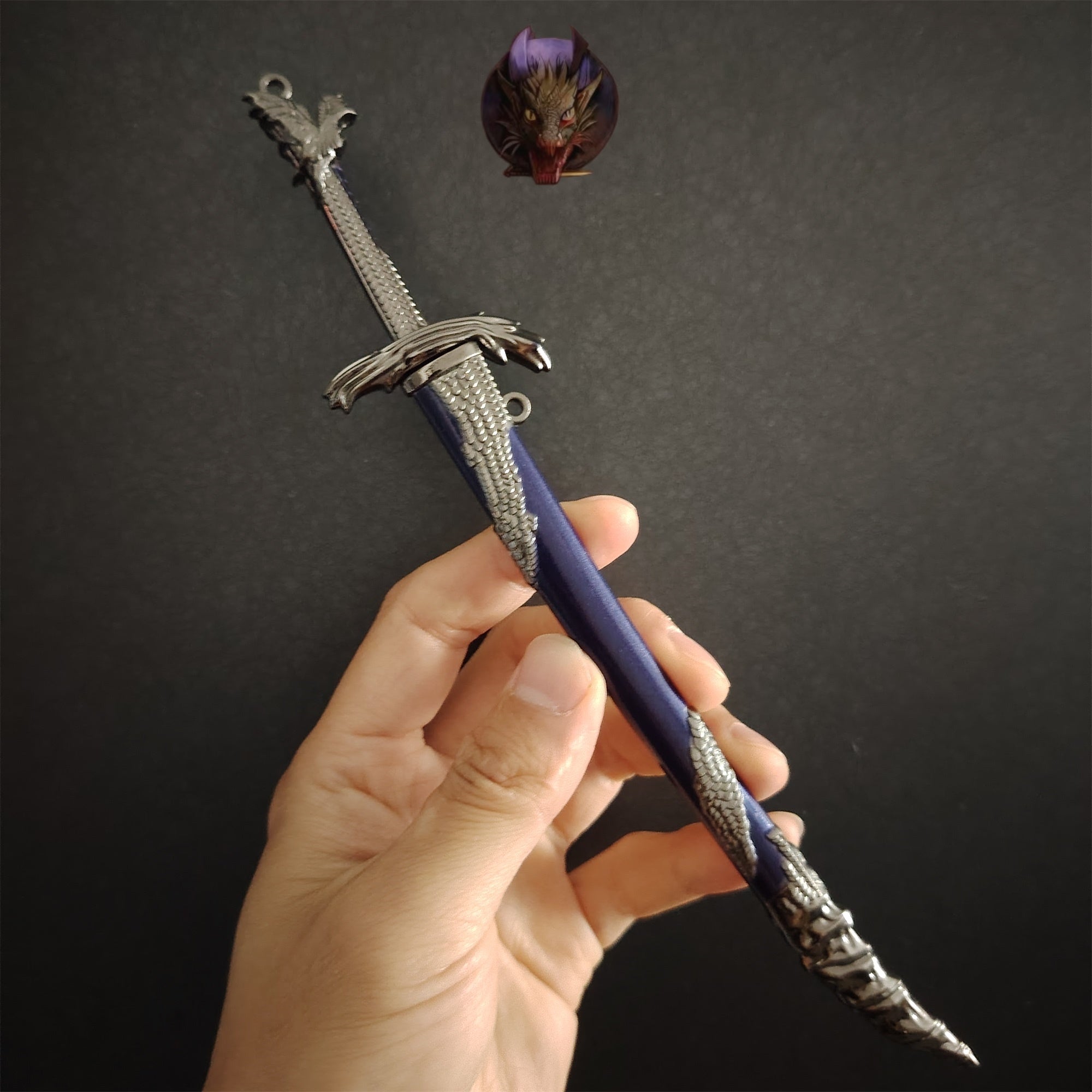 ER Dragonscale Blade Metal Sword 8.7''Replica