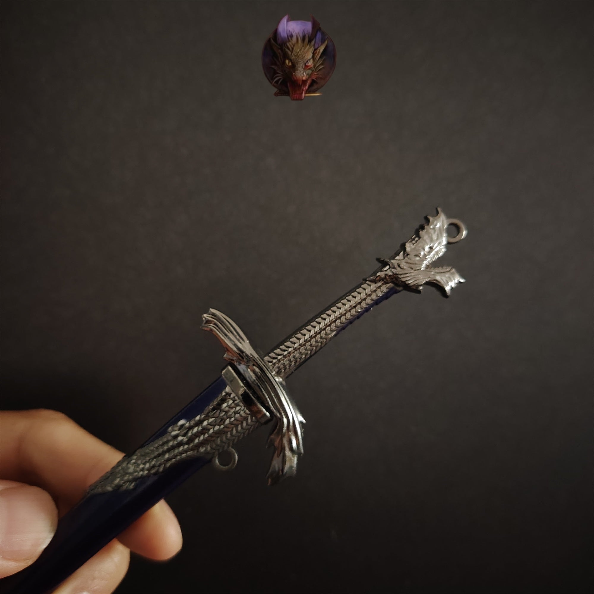 ER Dragonscale Blade Metal Sword 8.7''Replica