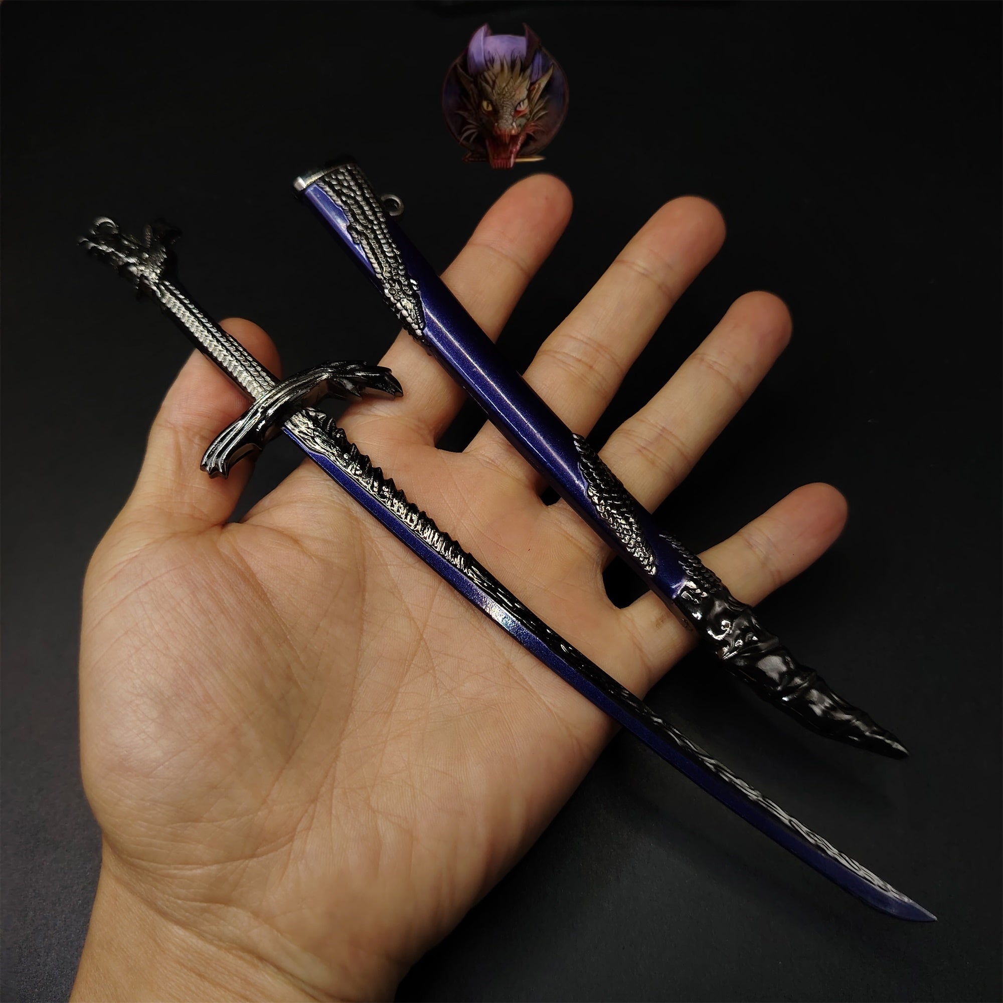 ER Dragonscale Blade Metal Sword 8.7''Replica