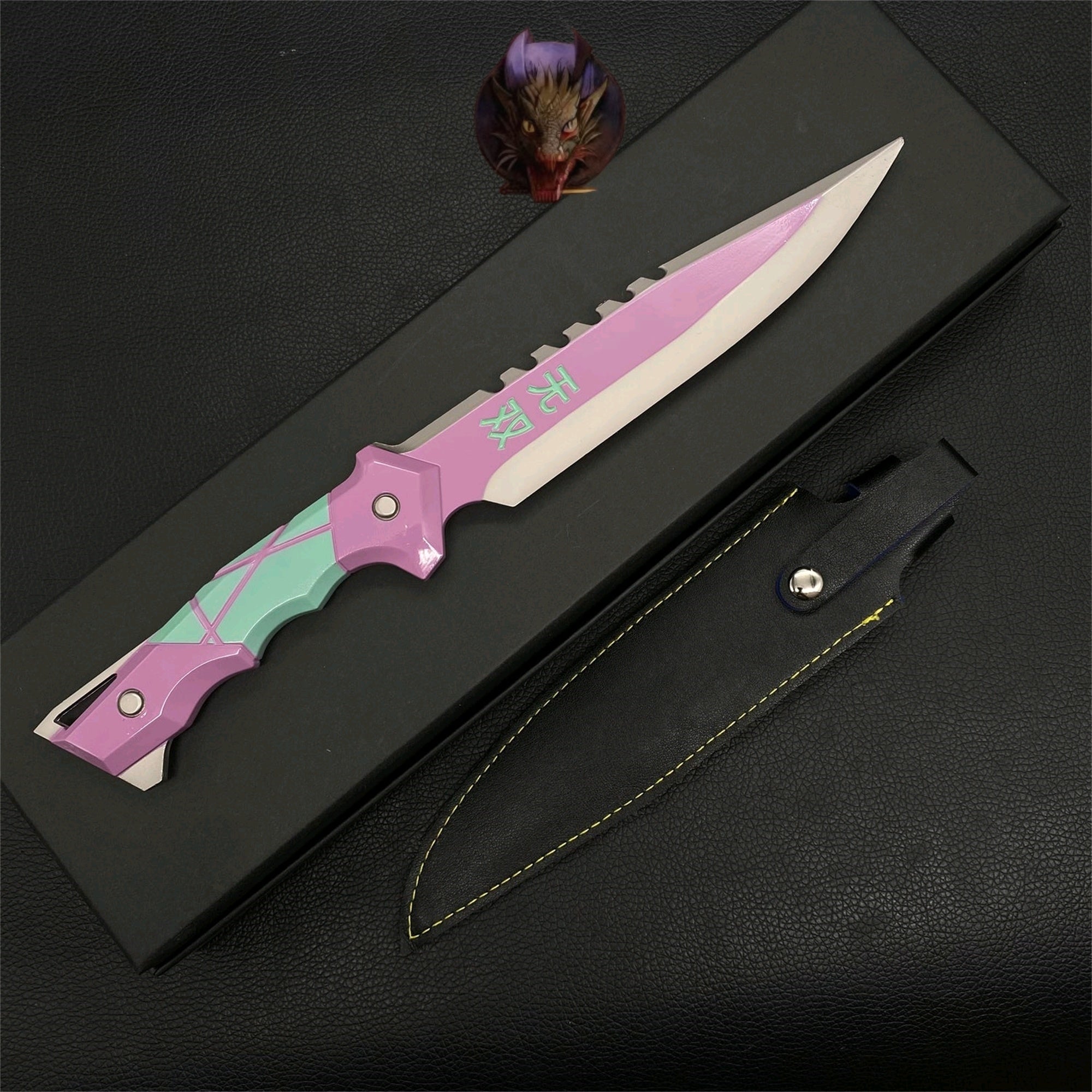 Ego Knife Metal Blunt Blade Safety Cosplay Prop Metal Replica 3 Colors