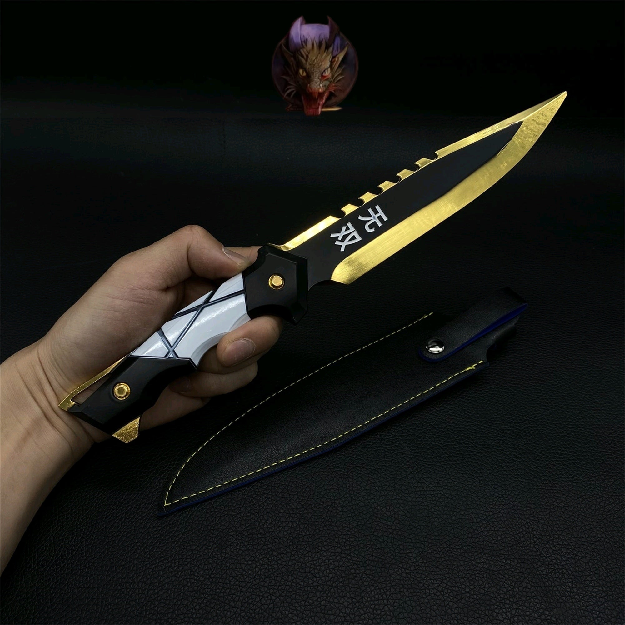 Ego Knife Metal Blunt Blade Safety Cosplay Prop Metal Replica 3 Colors
