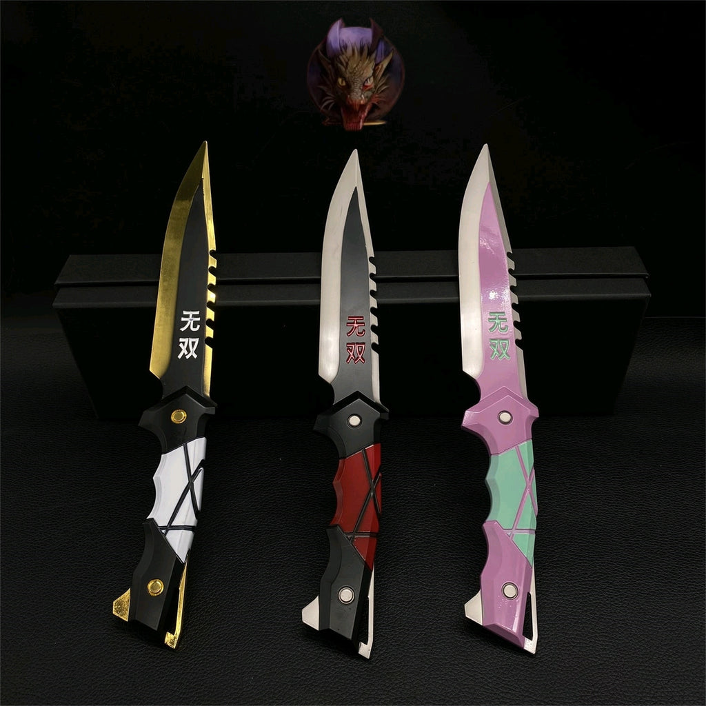Ego Knife Metal Blunt Blade Safety Cosplay Prop Metal Replica 3 Colors